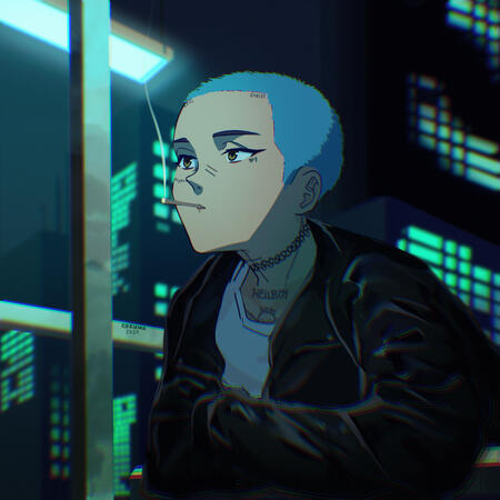 Cyberpunk Edgerunner portrait